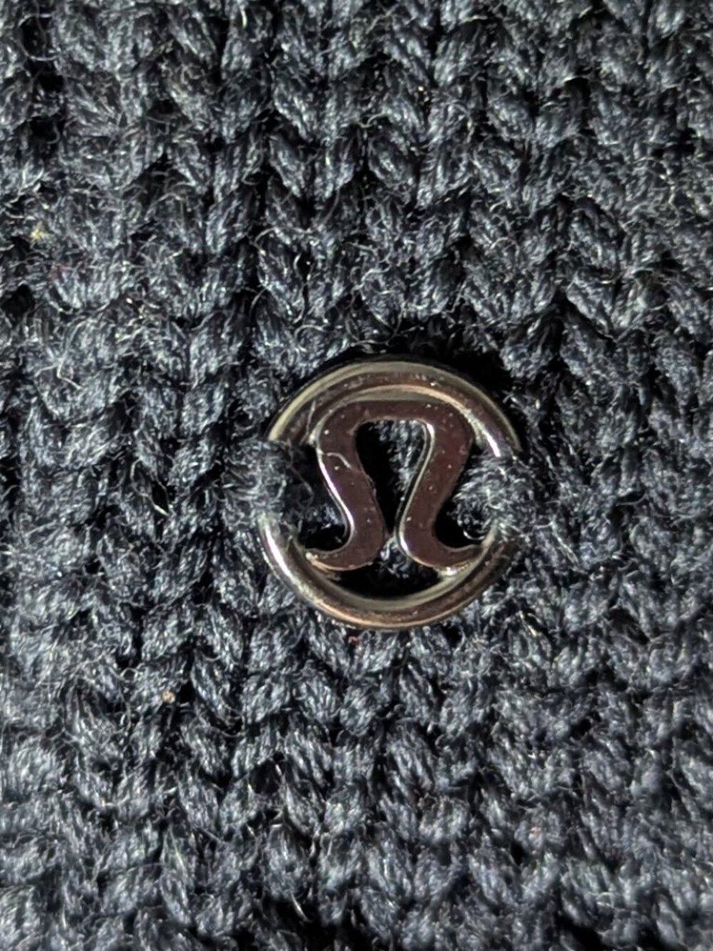 Lululemon Karmic Cocoon Wrap Merino Wool Heathered Black 10 - Picture 4 of 5